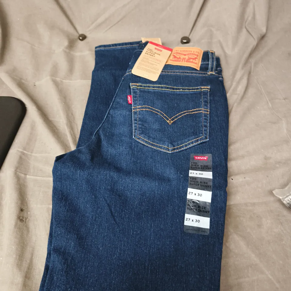 LEVI'S 720 HIGH-RISE SUPER SKINNY JEANS – WOMEN'S UK 8 (US 27X30)