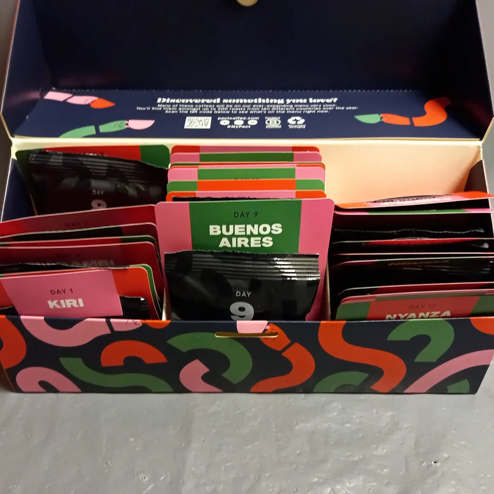 BOXED PACT COFFEE ADVENT CALENDAR SELECTION  