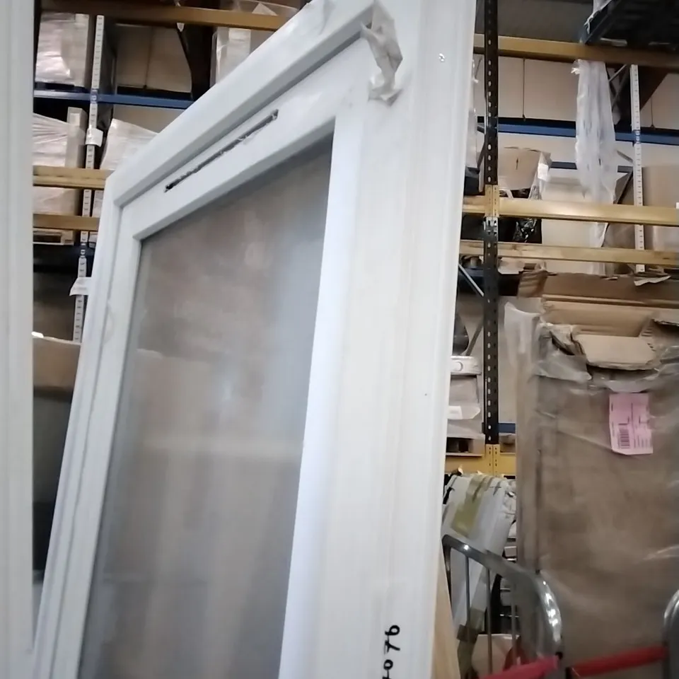 DESIGNER PVCU GLAZED DOOR APPROXIMATELY 205CMX95CM