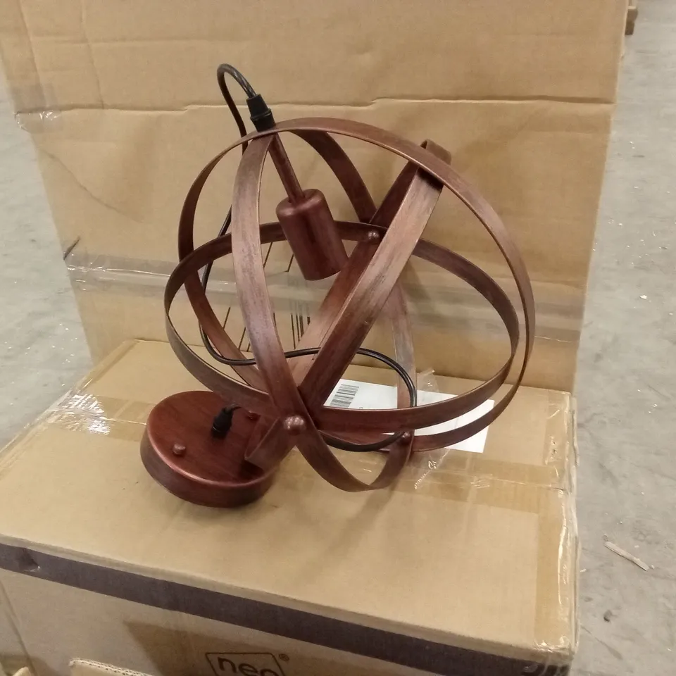 BOXED INDUSTRIAL STYLE PENDANT FITTING E27 GLOBE 