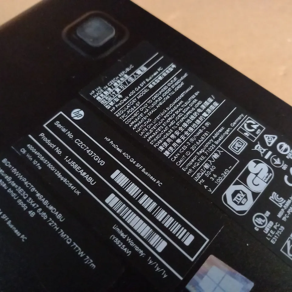 HP PRODESK INTEL CORE I5 7TH GEN COMPUTER 