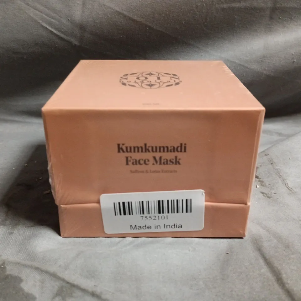 BOX OF APPROXIAMTELY 6 X SEALED SQIN BOTANICALS KUMKUMADI FACE MASKS (100ML)