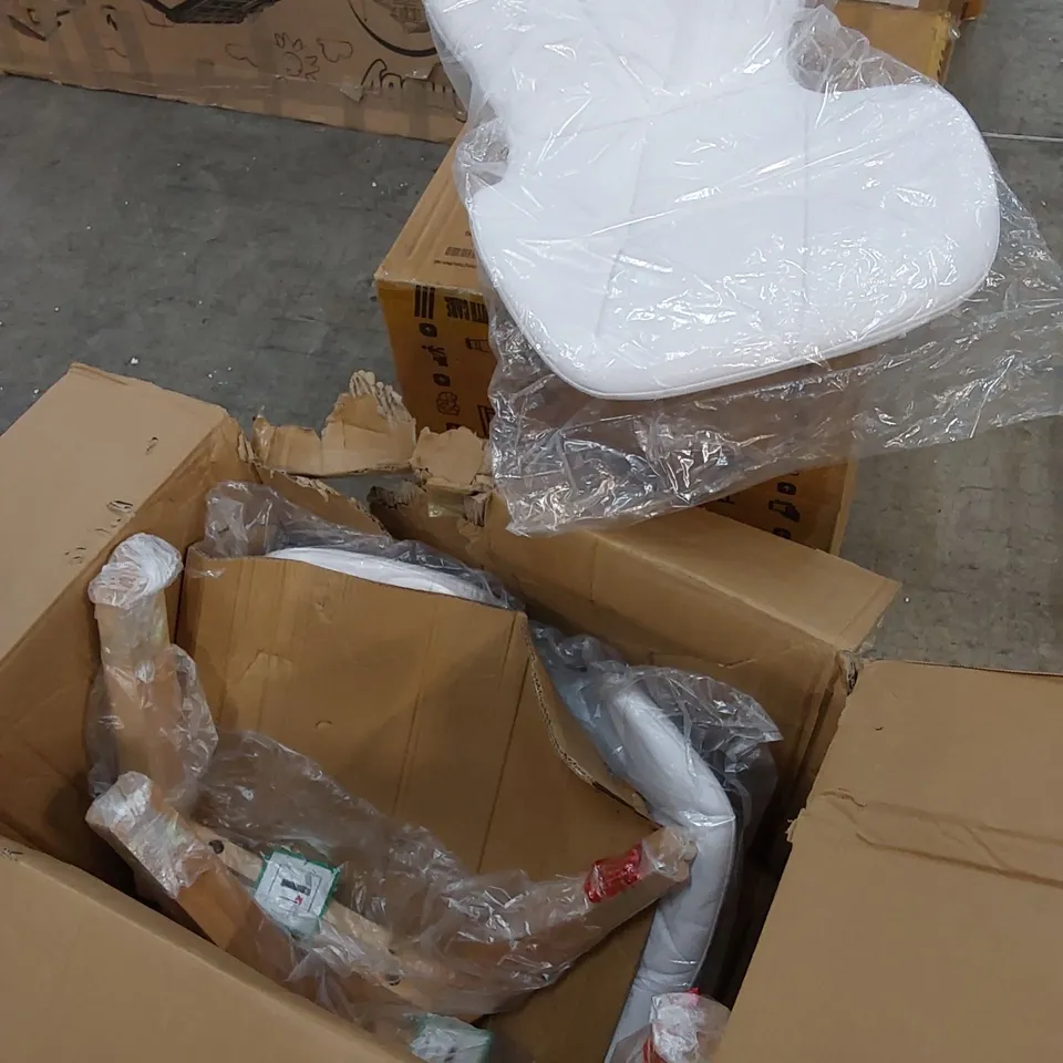 BOXED CHARLES JACOB UPHOLSTERED SIDE CHAIRS - SET OF 2 (1 BOX)