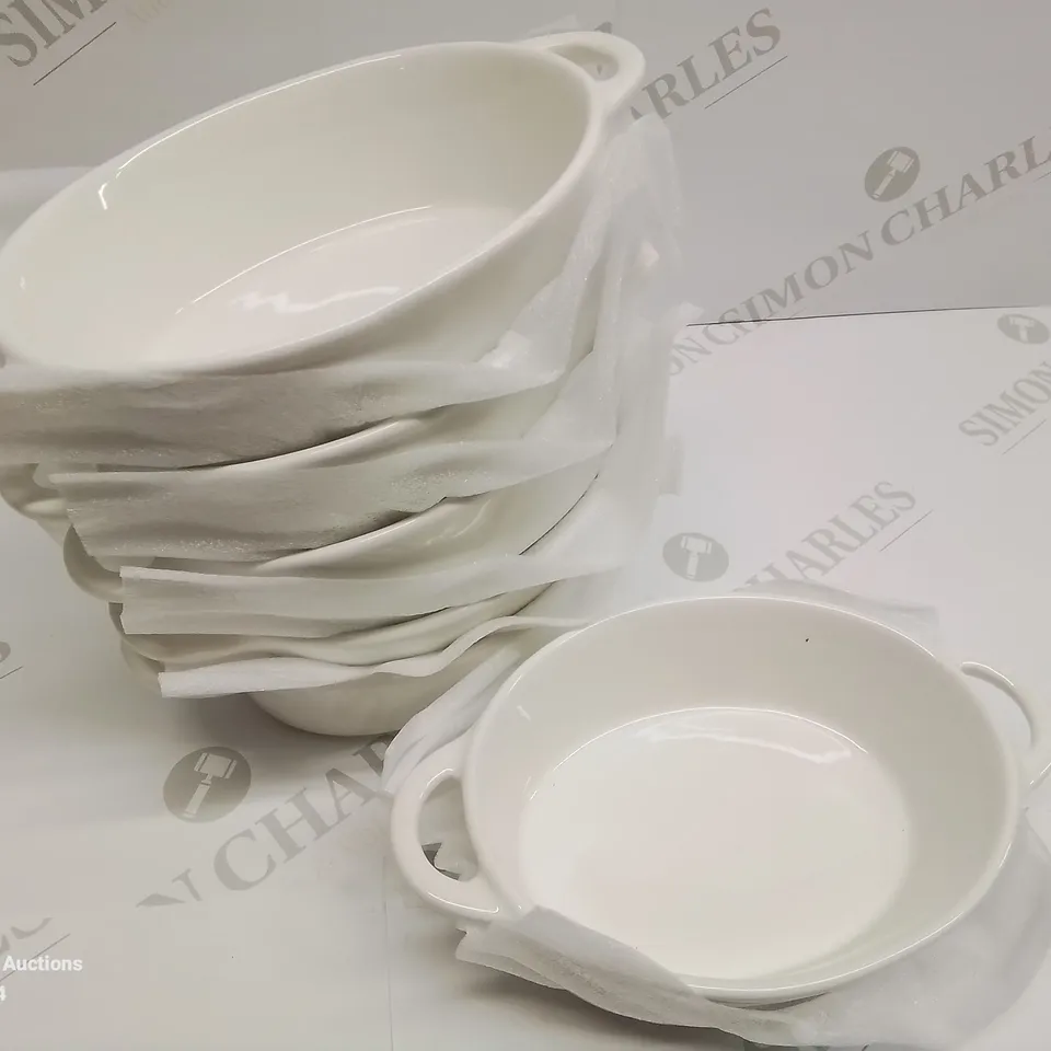 LOT OF 2 BRAND NEW BOXED LAWEI 6-PIECE 3OOML PORCELAIN RAMEKIN SETS