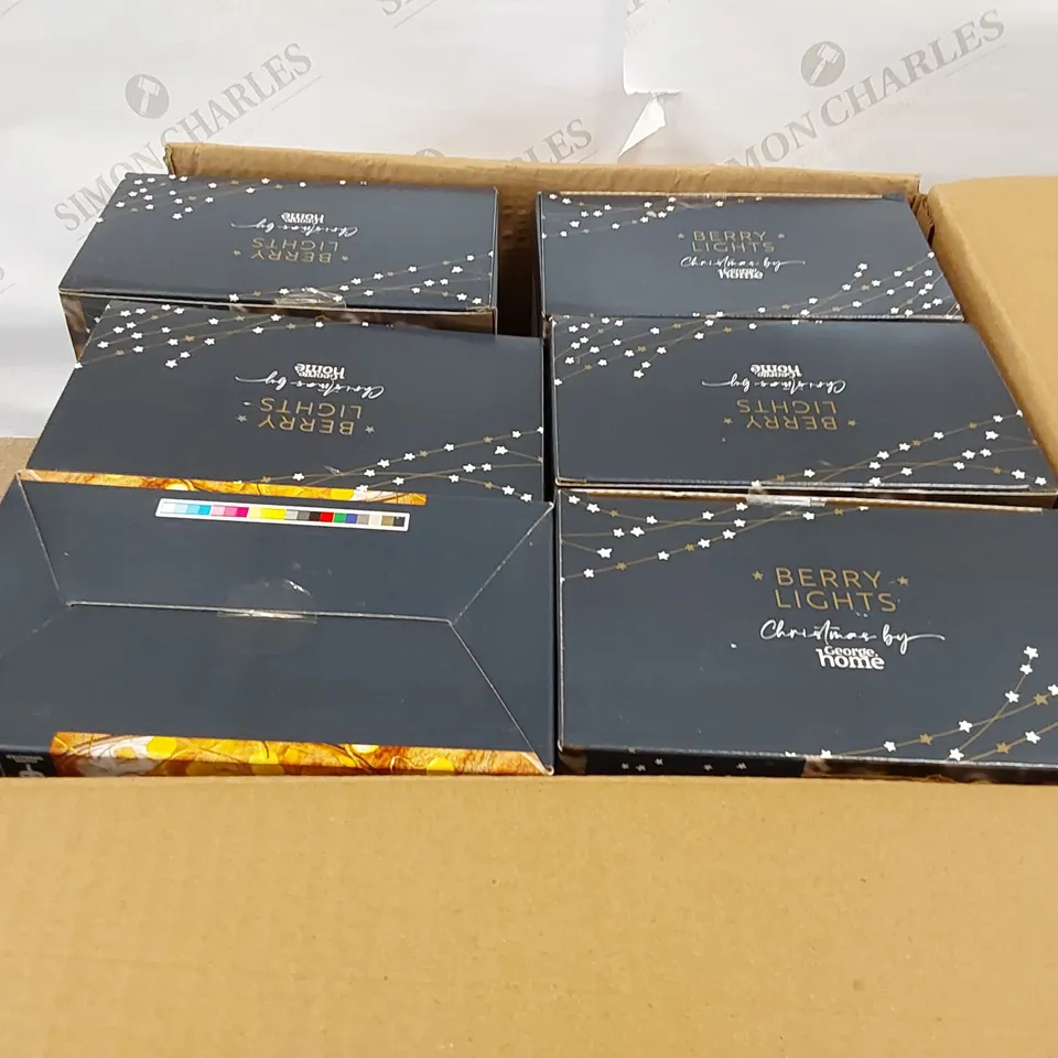 BOX OF APPROXIMATELY 12X BOXED 180 LED BERRY LIGHTS (1 BOX)