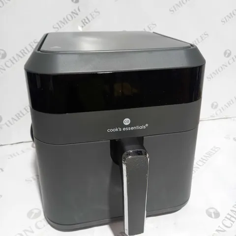 BOXED COOK'S ESSENTIALS 5.8L AIR FRYER, SLATE GREY