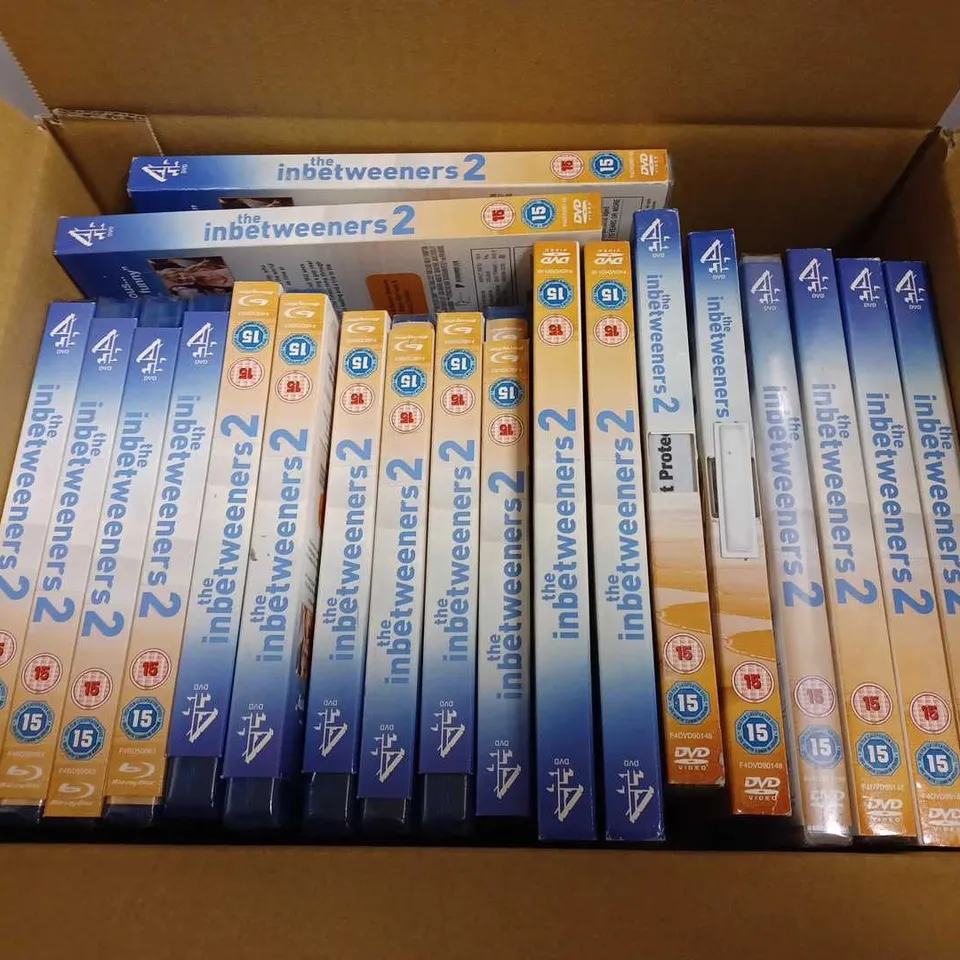 LOT OF APPROXIMATELY 20 'THE INBETWEENERS 2' BLUERAY DVDS