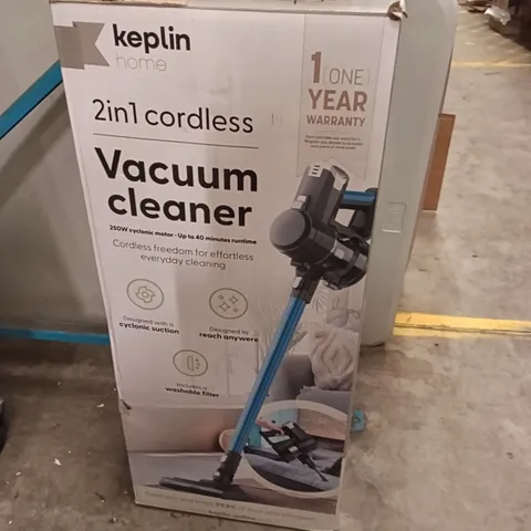 BOXED KEPLIN HOME 2 IN 1 CORDLESS VACUUM CLEANER