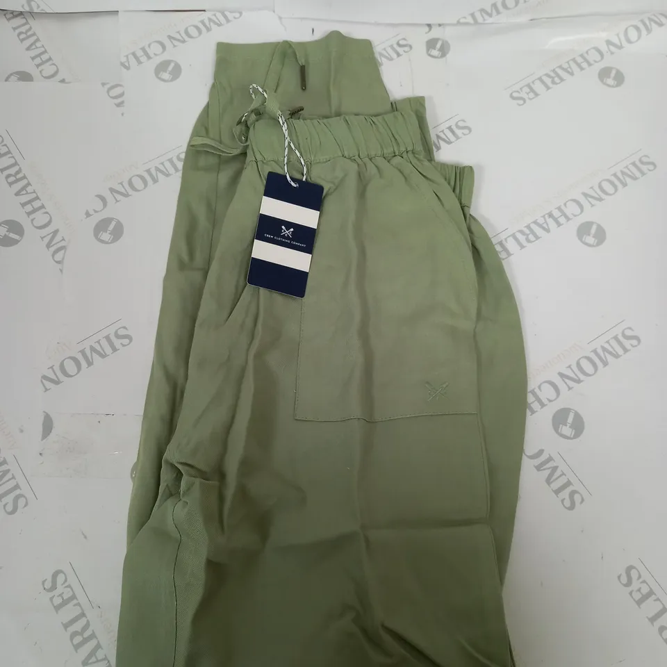 CREW CLOTHING COMPANY VISCOSE TWILL TROUSERS SIZE 10