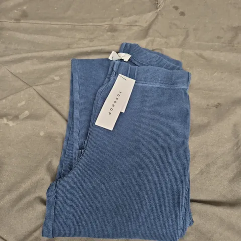TOPSHOP CORD TROUSERS - BLUE - SIZE 6