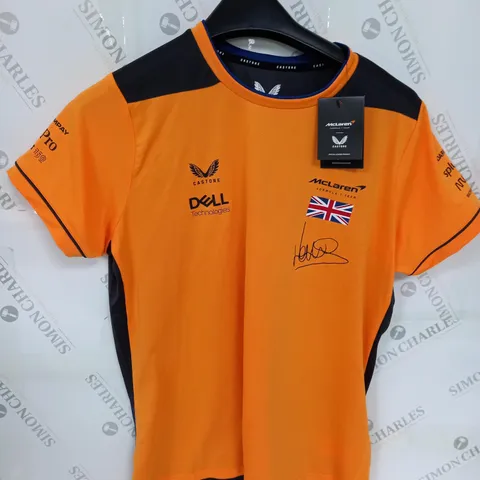 CASTORE MCLAREN LOGO T-SHIRT SIZE 16
