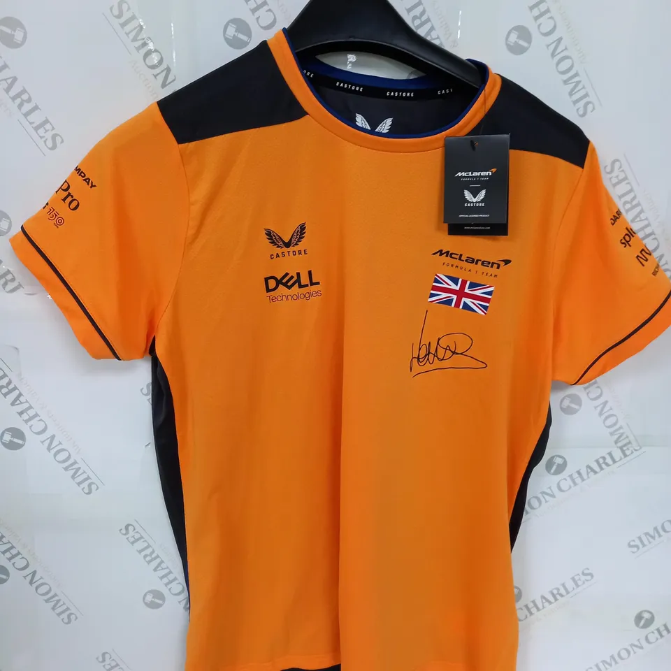 CASTORE MCLAREN LOGO T-SHIRT SIZE 16