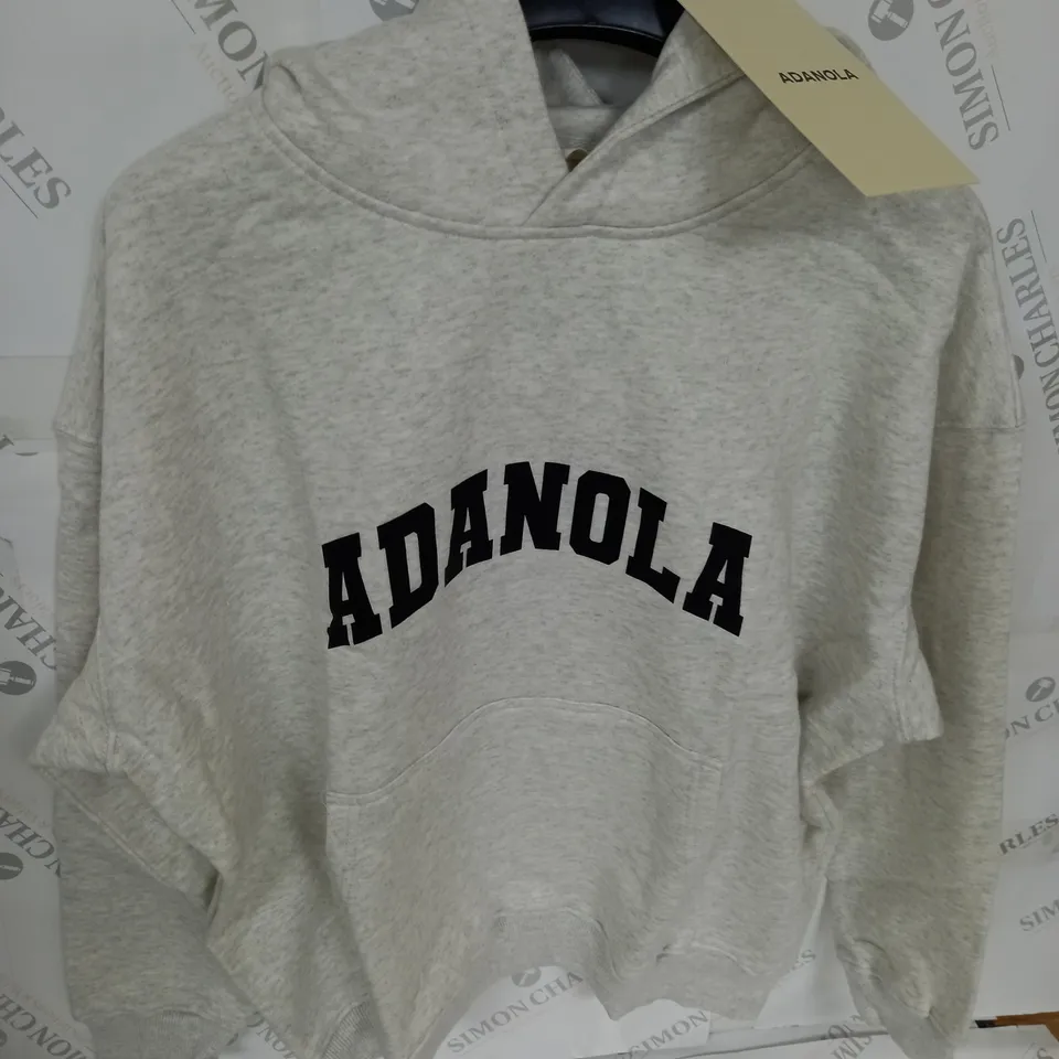 ADANOLA  VARSITY OVERSIZED HOODIE SIZE M