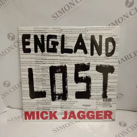 SEALED MICK JAGGER ENGLAND LOST VINYL