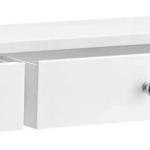BOXED SONGMICS LWS085W01 FLOATING WALL SHELF WITH 3 DRAWERS, WALL STORAGE UNIT, 80 x 15 x 10cm