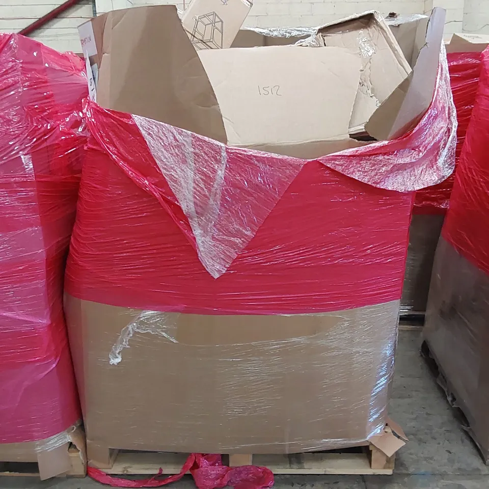 PALLET OF ASSORTED ITEMS INCLUDING: FOOT MASSAGER, BABY'S PLAYPEN, CHILDREN'S BIKE, GIRL'S SHOES,  MICROFIBER CLOTHS