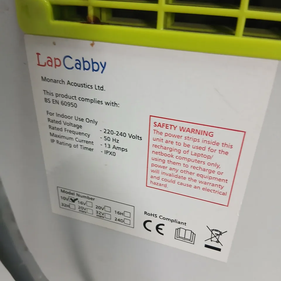 LAPCABBY LAPTOP CHARGING CART ON WHEELS – BUILT-IN CHARGER