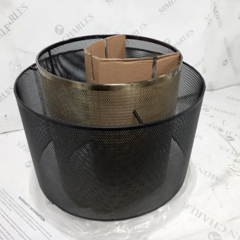 BOXED ENDON LIGHTING PLEXUS NON ELECTRIC METAL DRUM CEILIN GPENDANT SHADE - 34X30CM