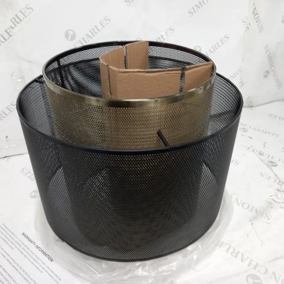 BOXED ENDON LIGHTING PLEXUS NON ELECTRIC METAL DRUM CEILIN GPENDANT SHADE - 34X30CM