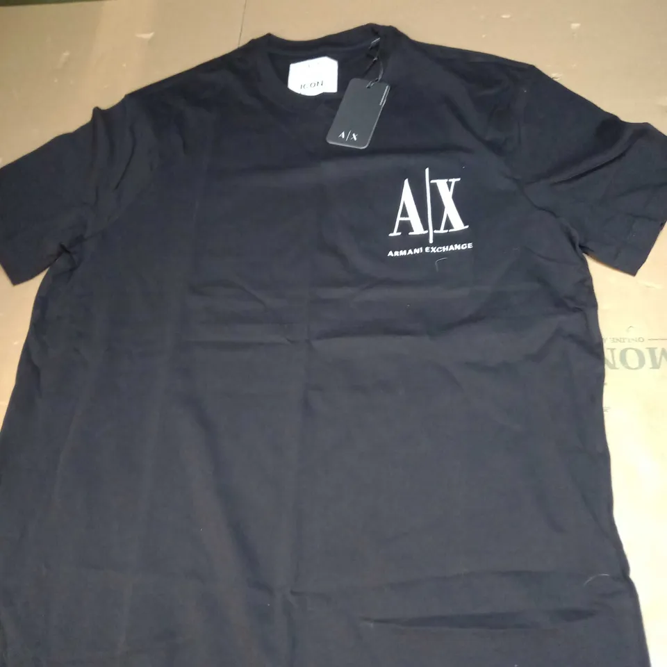 ARMANI EXCHANGE LOGO T-SHIRT SIZE M