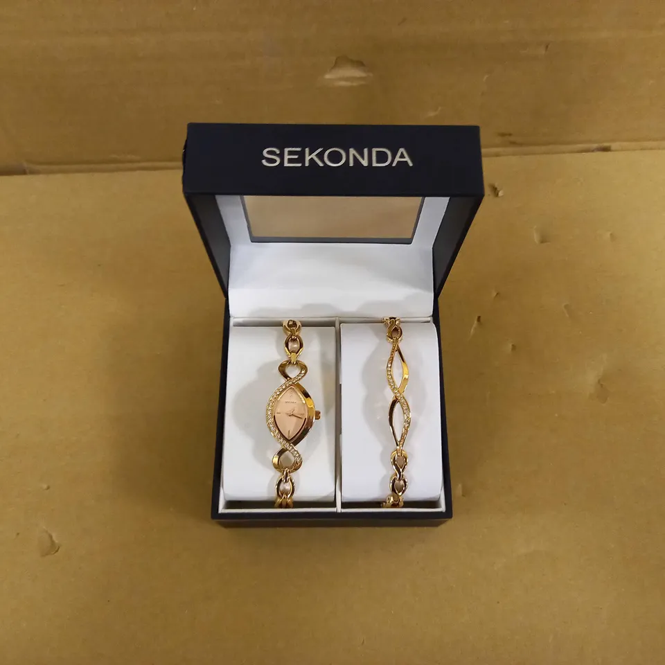 SEKONDA ROSE GOLD WATCH 