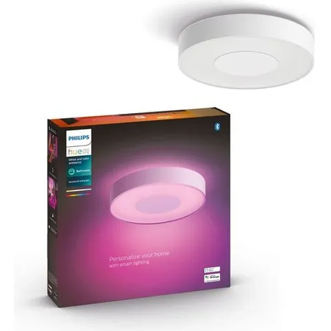 BOXED PHILIPS HUE WHITE AND COLOR AMBIANCE XAMENTO M CEILING LAMP - WHITE