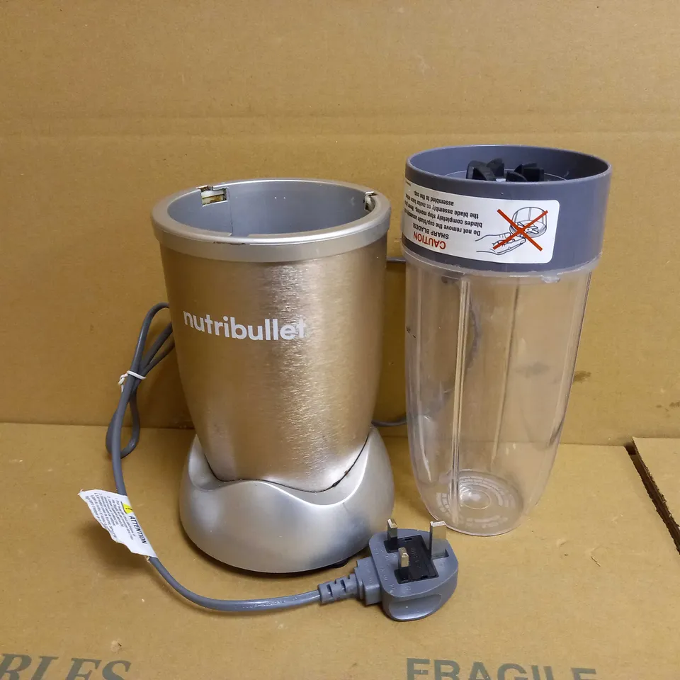 NUTRIBULLET NBLP9 900W BLENDER CHAMPAGNE MULTI-FUNCTION COLD BEVERAGE SMOOTHIE MAKER