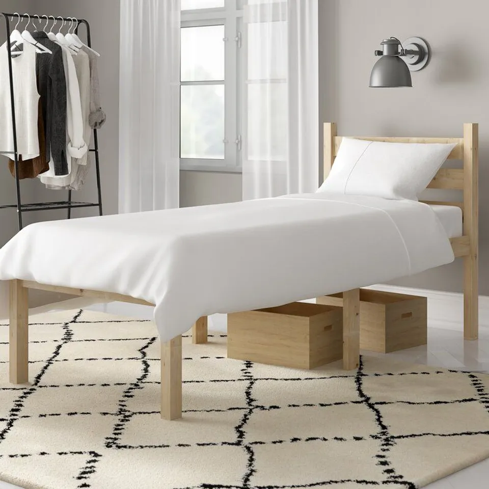 BOXED EDMONTON SMALL SINGLE BED FRAME 