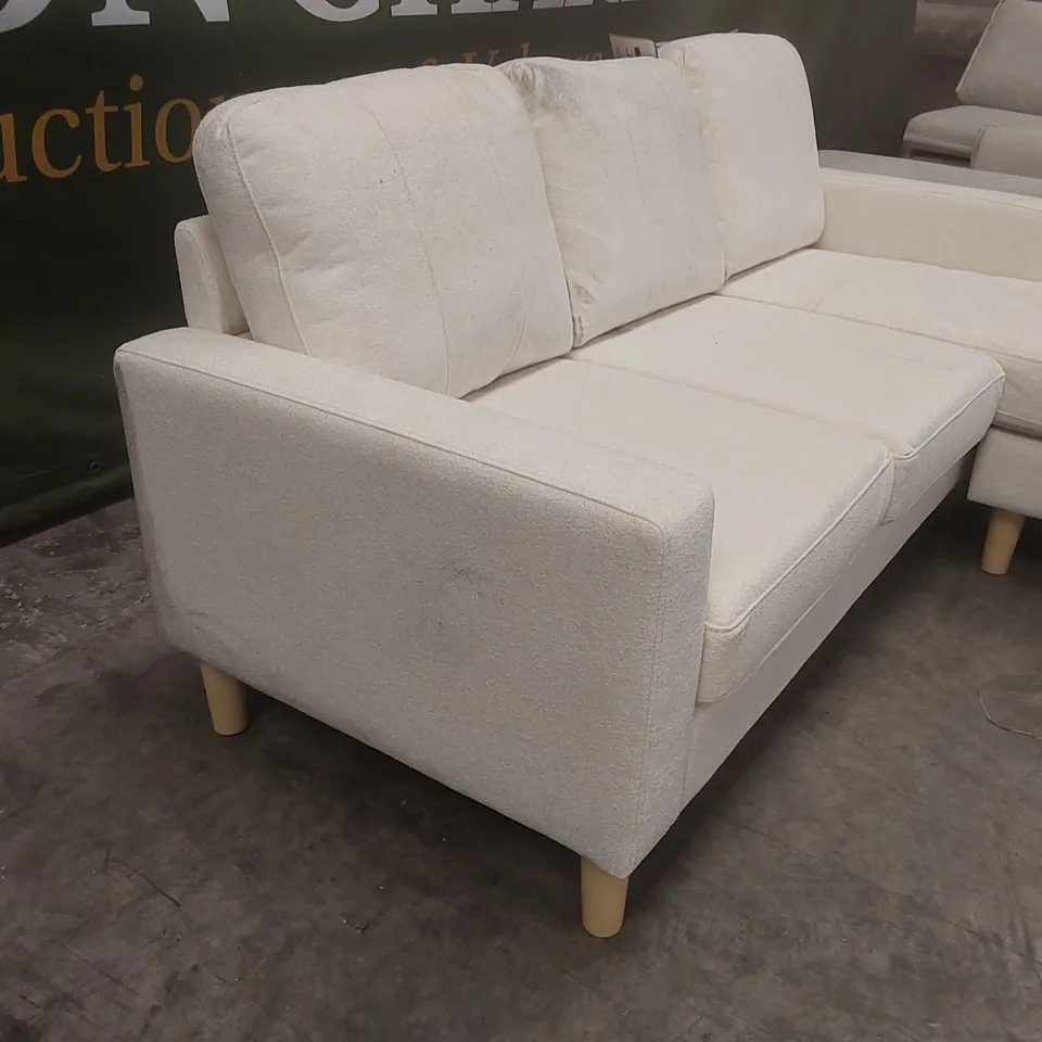 QUALITY DESIGNER FABRIC UPHOLSTERED CORNER SOFA
