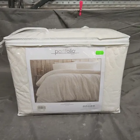 PORTFOLIO FLEEVE DUVET SET - SUPER KING