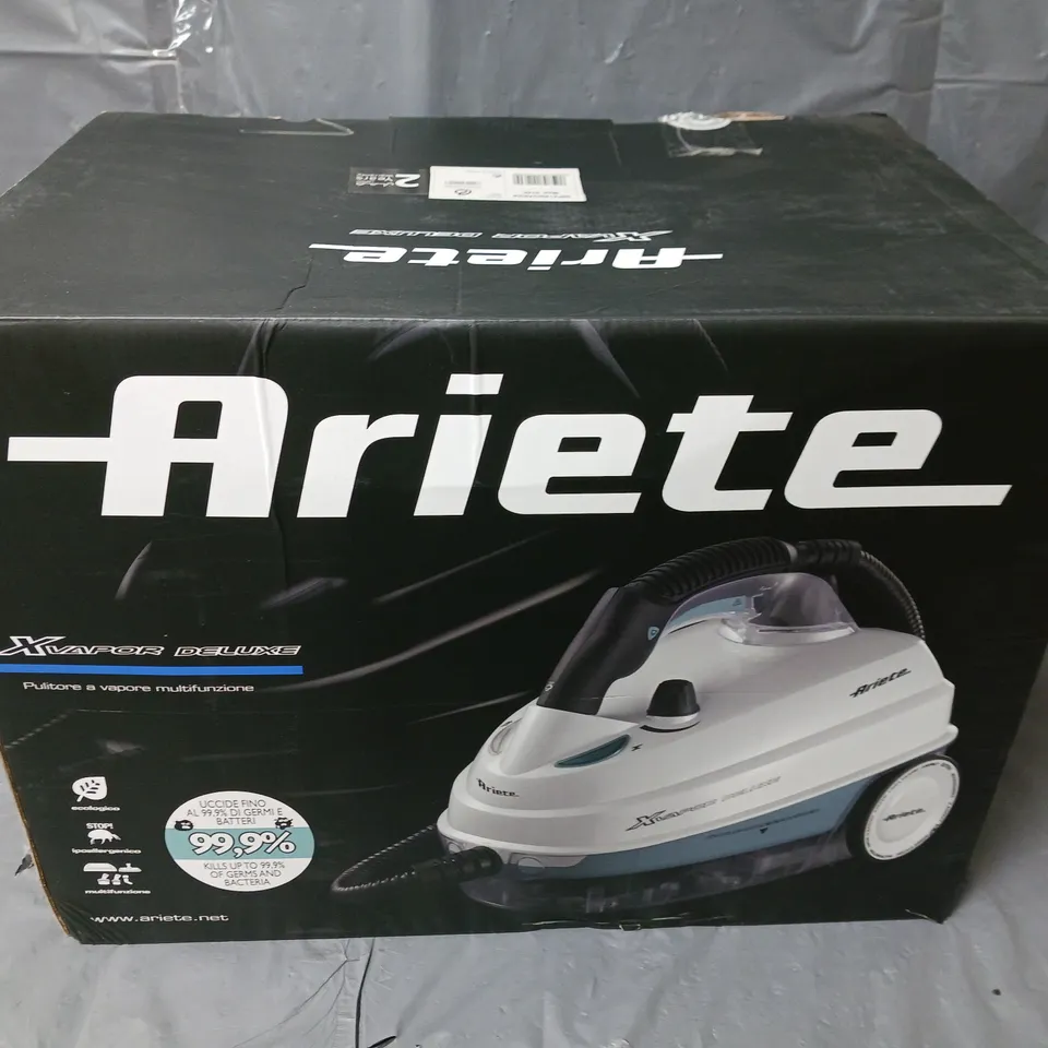 BOXED ARIETE XVAPOR DELUXE STEAMER