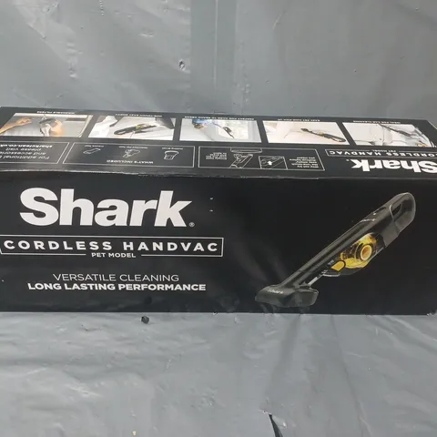 BOXED SHARK CORDLESS HANDVAC PET MODEL