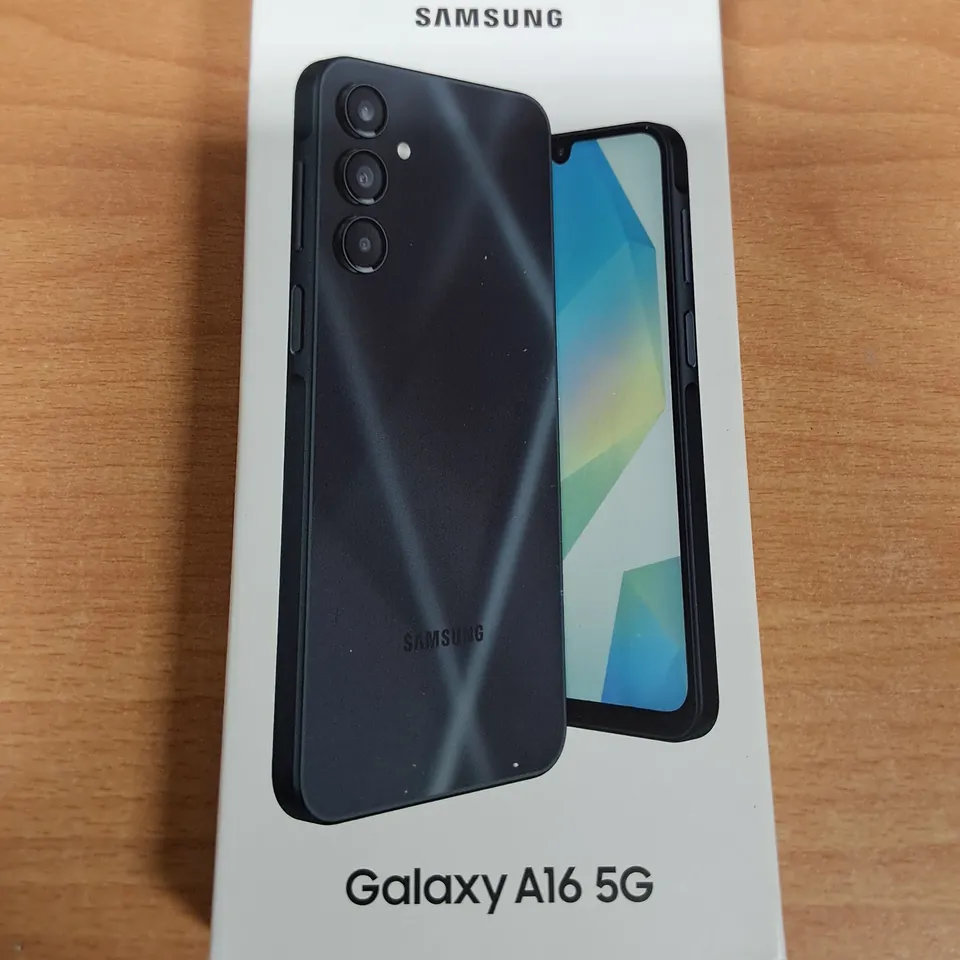 BOXED SAMSUNG GALAXY A16 5G 4GB/128GB IN BLUE BLACK - SM-A166B