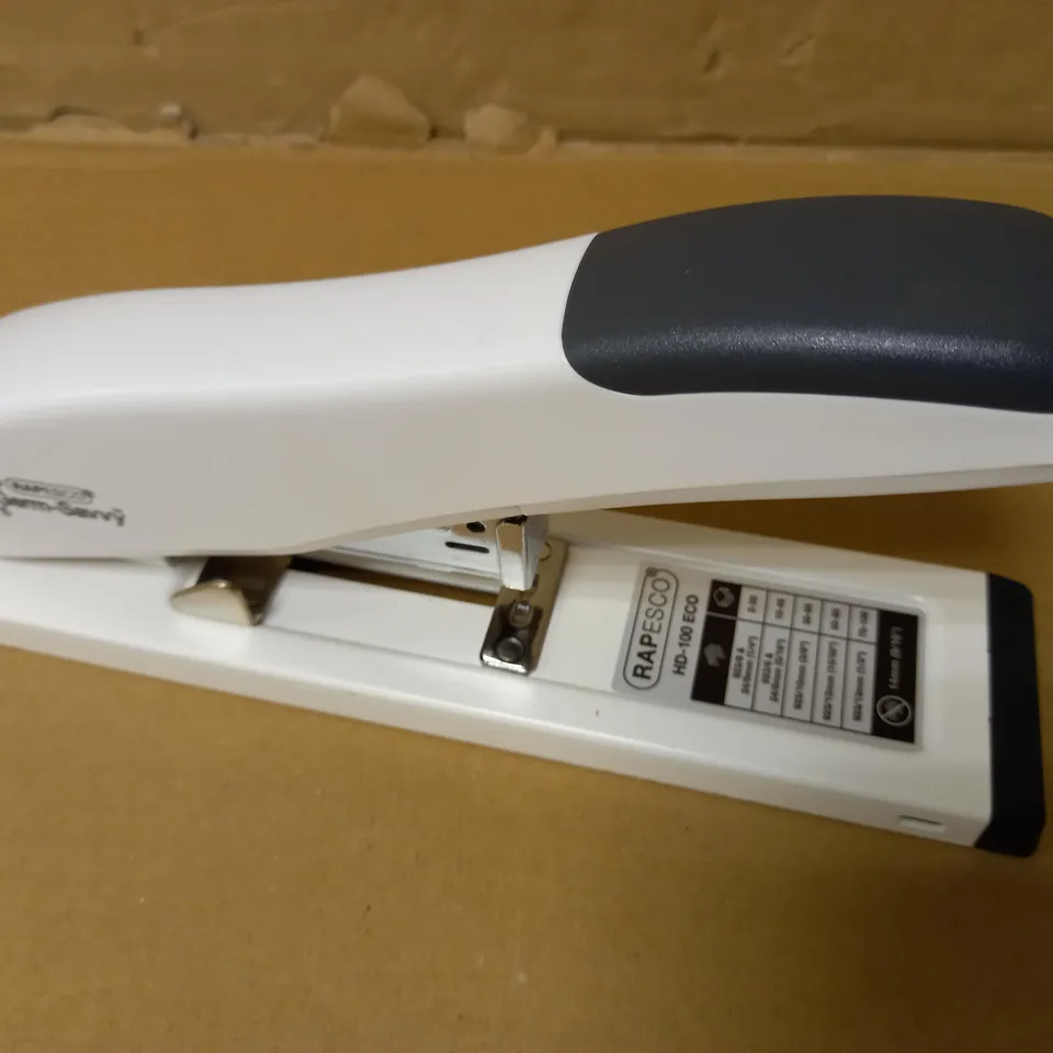 RAPESCO GERM-SAVVY ECO HD-100 HEAVY DUTY STAPLER - SOFT WHITE