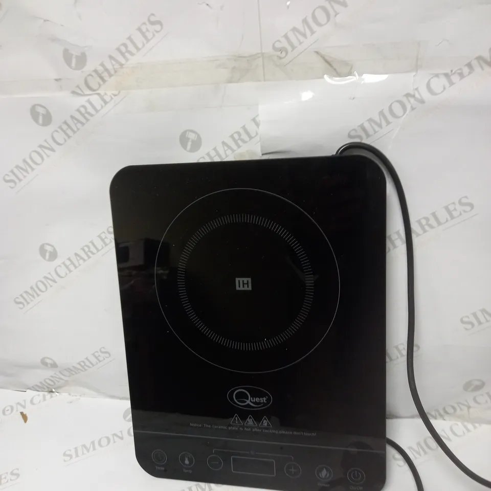 QUEST 35839 SINGLE DIGITAL INDUCTION CERAMIC PORTABLE HOB HOT PLATE