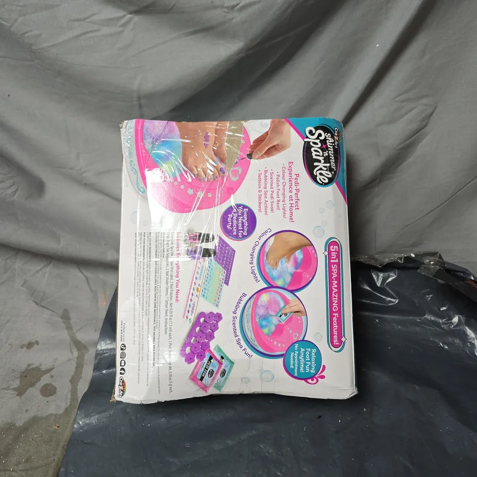 SHIMMER N SPARKLE 5 IN 1 LIGHT UP SUPER SPA SALON