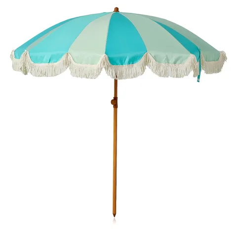 INNOVATORS BEACH PARASOL IN TURQUOISE