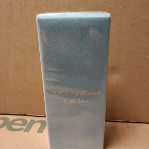 BOXED AND SEALED DOLCE & GABBANA LIGHT BLUE EAU DE TOILETTE - SIZE 50ML