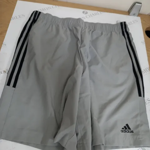 XL GREY ADIDAS SWIM SHORTS 