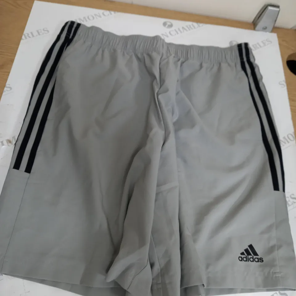 XL GREY ADIDAS SWIM SHORTS