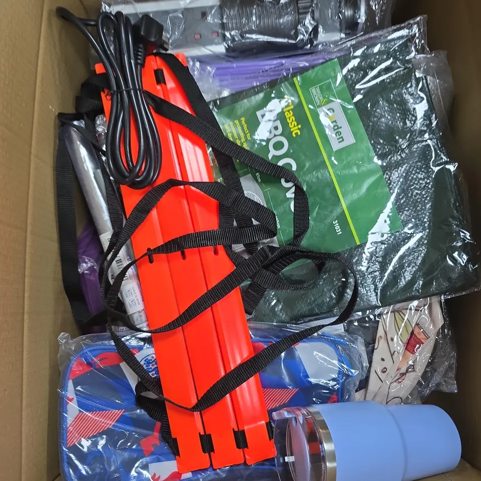 APPROXIMATELY 15 ASSORTED HOUSEHOLD PRODUCTS TO INCLUDE BBQ COVER , TUMBLR AND HOOVER ACCESSORIES 