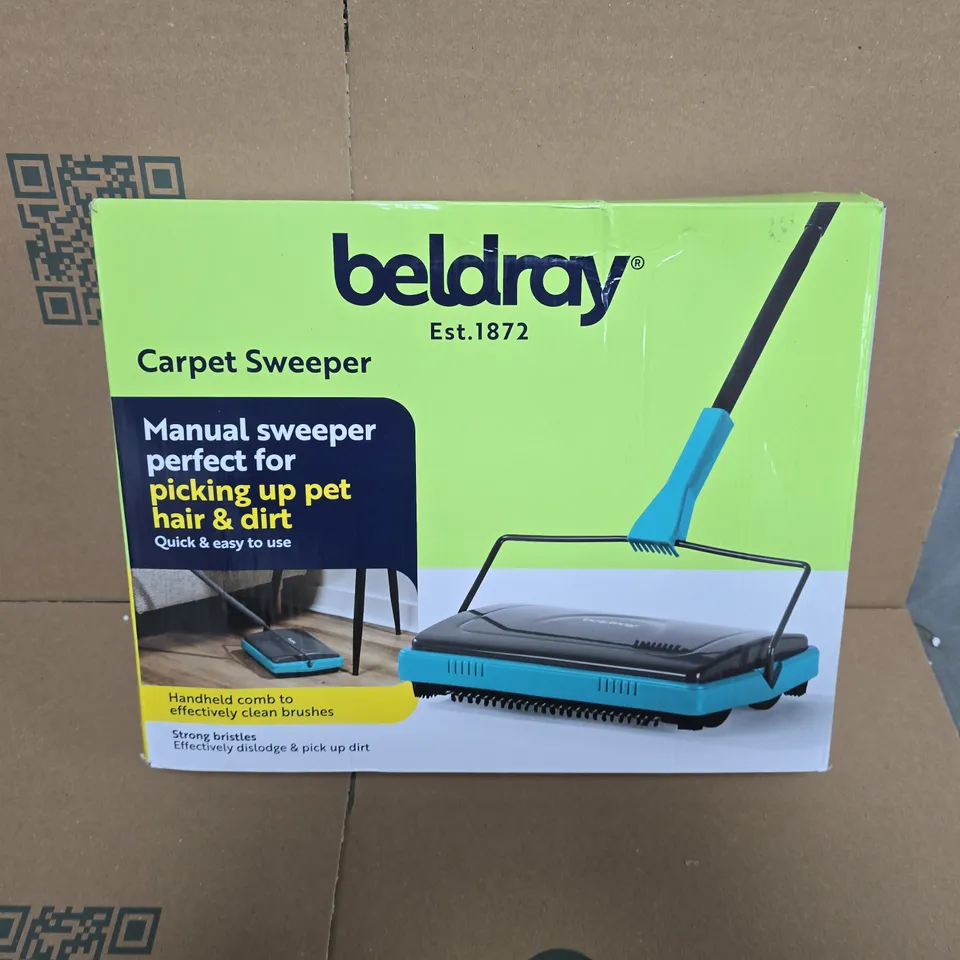 BELDRAY CARPET SWEEPER – MANUAL CARPET CLEANER