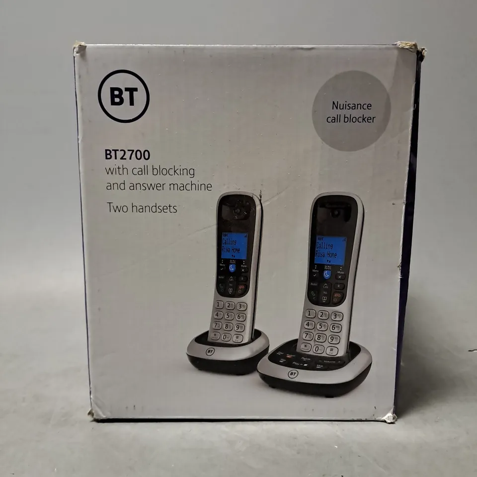 BOXED BT 2700 TWO HANDSETS 