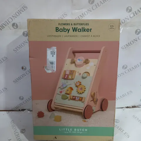 FLOWERS & BUTTERFLIES BABY WALKER