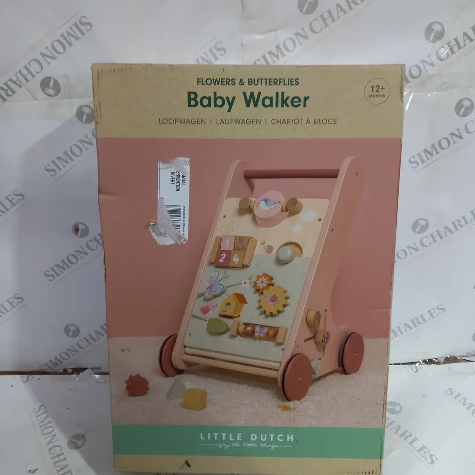 FLOWERS & BUTTERFLIES BABY WALKER