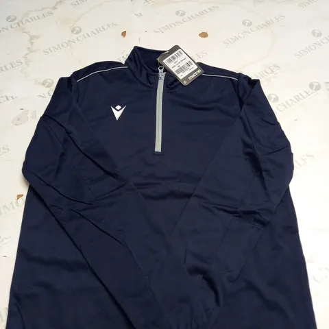 MACRON 1/4 ZIP SPORTS TOP - XS