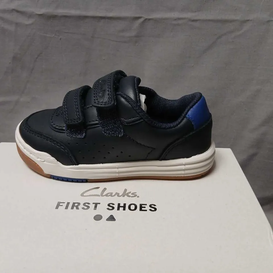 CLARKS URBAN SOLO T NAVY TODDLERS' SHOES – UK 5½