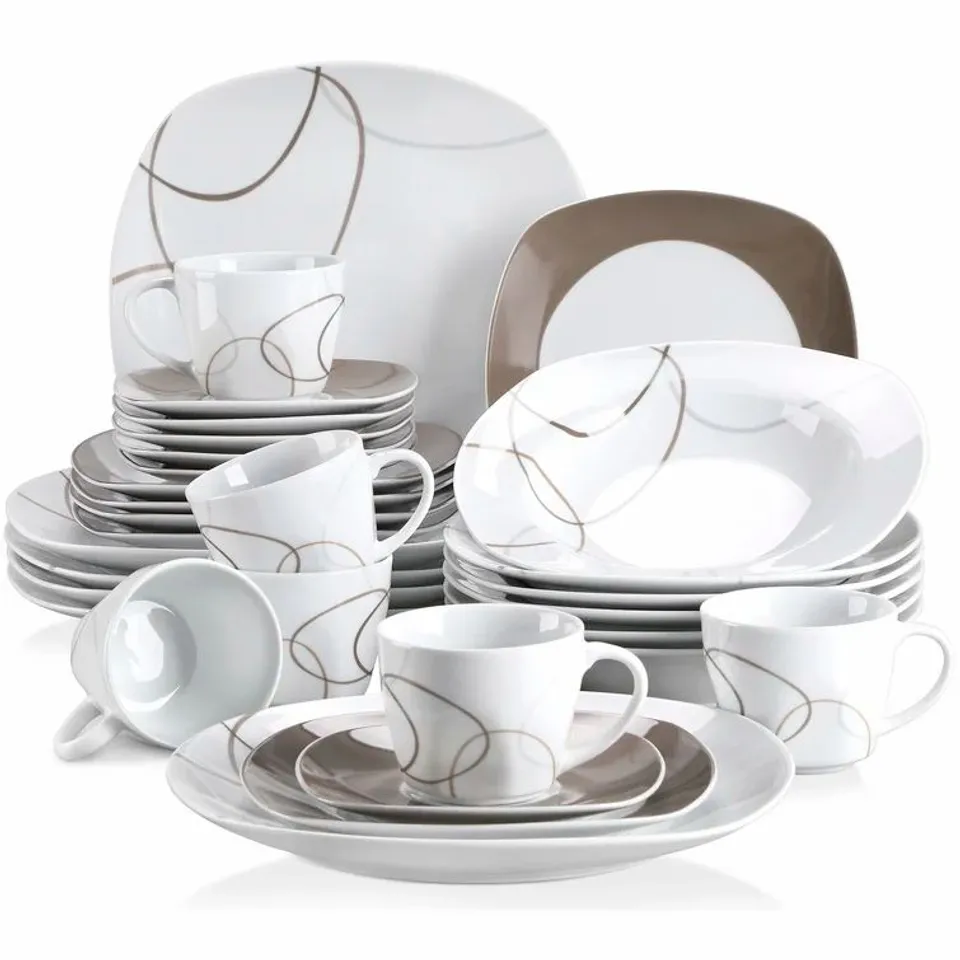 NIKITA 30 PIECE DINNERWARE SET SERVICE FOR 6