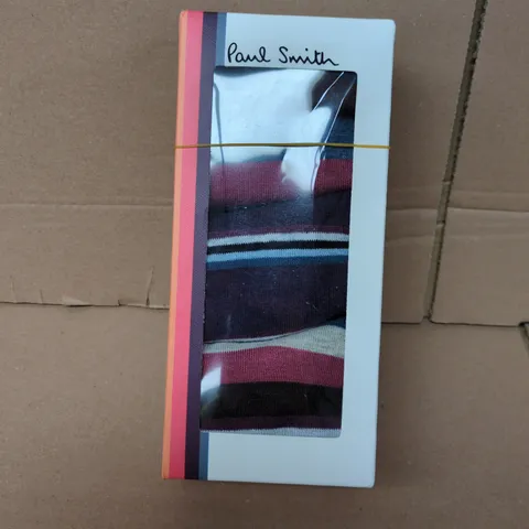 BOXED PAUL SMITH SOCK 3 PACK - SIZE 6-11