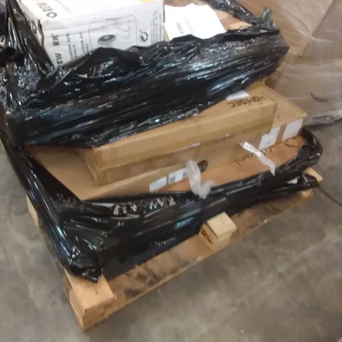 PALLET OF ASSORTED ITEMS INCLUDING OREWORK CIRCULATORY AIR FAN, YIFOOL, HOMIDEC, WOLF WISE TELESCOPING LADDER